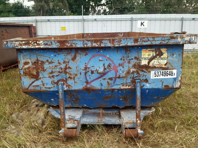 R020Y201047 - 2010 DUMP CONTAINER BLUE photo 2