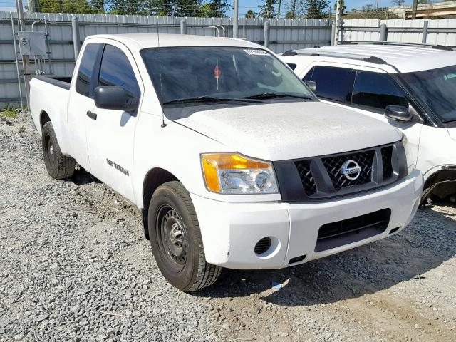 1N6BA0CH5BN324877 - 2011 NISSAN TITAN S WHITE photo 1