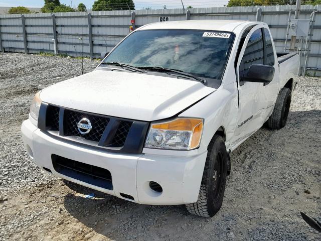 1N6BA0CH5BN324877 - 2011 NISSAN TITAN S WHITE photo 2