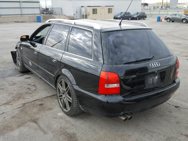 WAUKH68D31A125837 - 2001 AUDI A4 2.8 AVA BLACK photo 3