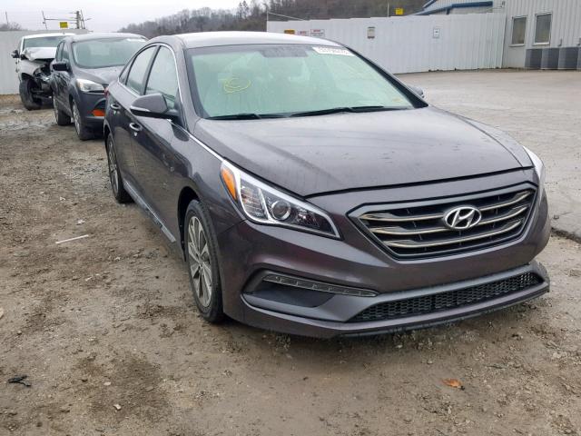 5NPE34AF6HH497402 - 2017 HYUNDAI SONATA SPO CHARCOAL photo 1