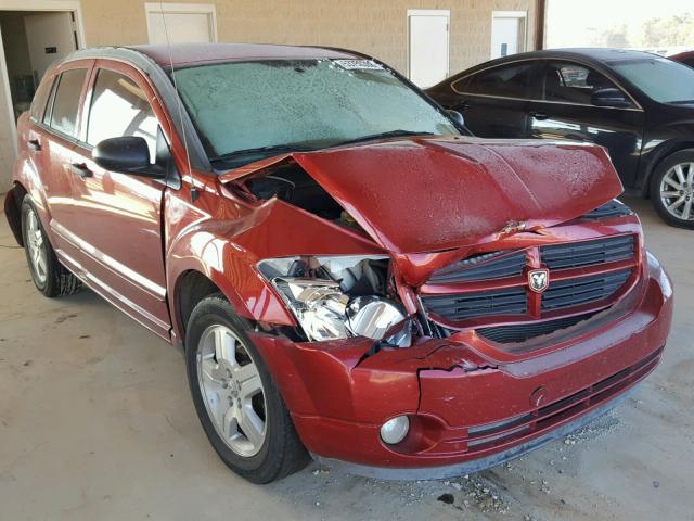 1B3HB48B97D210031 - 2007 DODGE CALIBER SX RED photo 1