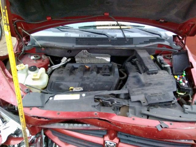 1B3HB48B97D210031 - 2007 DODGE CALIBER SX RED photo 7