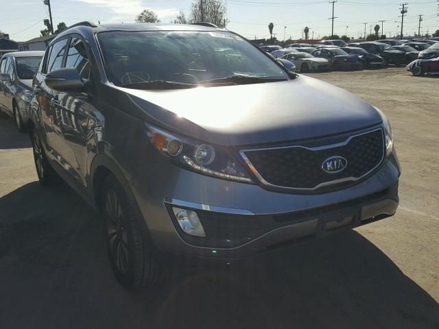 KNDPC3A67B7148683 - 2011 KIA SPORTAGE E GRAY photo 1