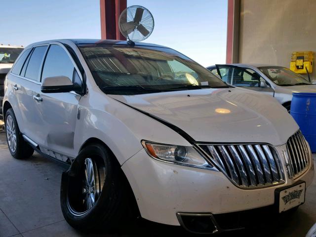 2LMDJ6JK0EBL01052 - 2014 LINCOLN MKX WHITE photo 1