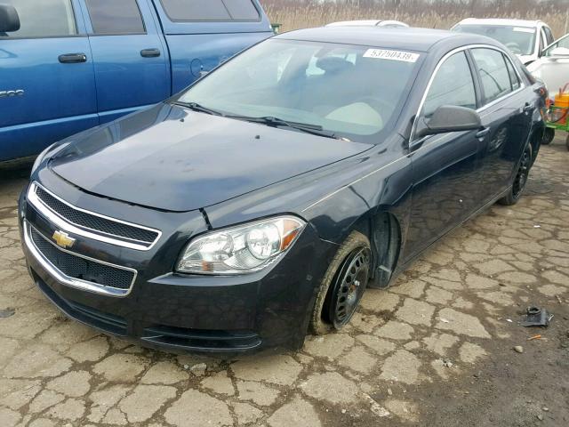1G1ZB5E1XBF122034 - 2011 CHEVROLET MALIBU LS 黑色 照片 2
