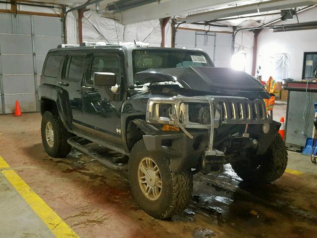 5GTEN13E688170387 - 2008 HUMMER H3 BLACK photo 1