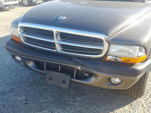 1D7HG32K24S702206 - 2004 DODGE DAKOTA SPO CHARCOAL photo 9