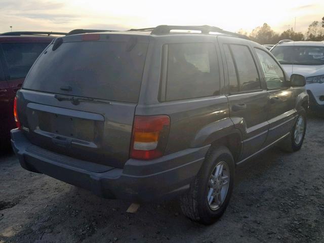 1J4GX48SX4C114741 - 2004 JEEP GRAND CHER GRAY photo 4