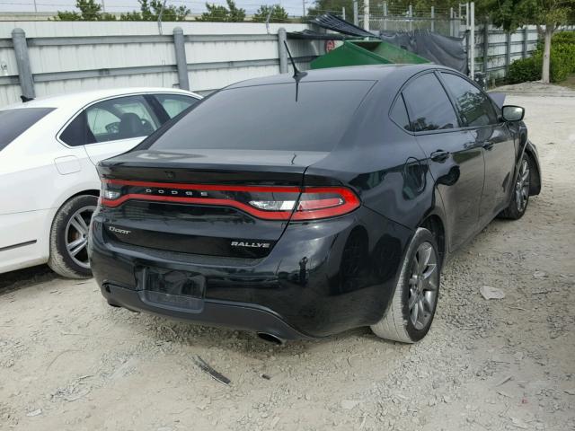 1C3CDFBB1FD205495 - 2015 DODGE DART SXT BLACK photo 4