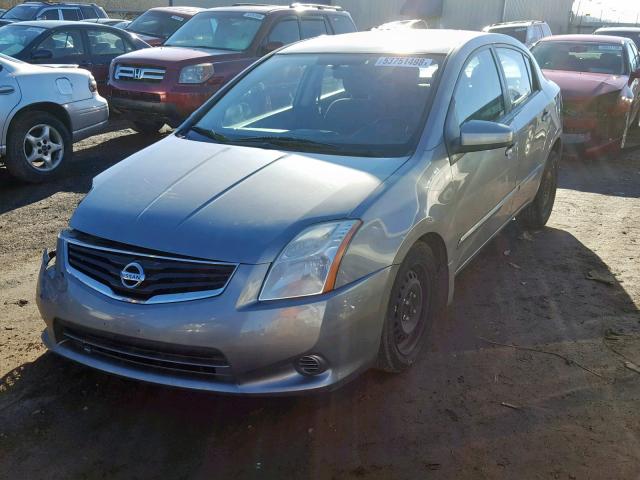 3N1AB6APXBL637113 - 2011 NISSAN SENTRA 2.0 SILVER photo 2