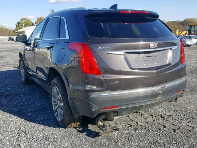 1GYKNDRS2JZ157090 - 2018 CADILLAC XT5 LUXURY GRAY photo 3