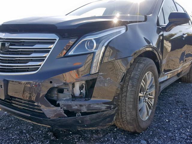 1GYKNDRS2JZ157090 - 2018 CADILLAC XT5 LUXURY GRAY photo 9