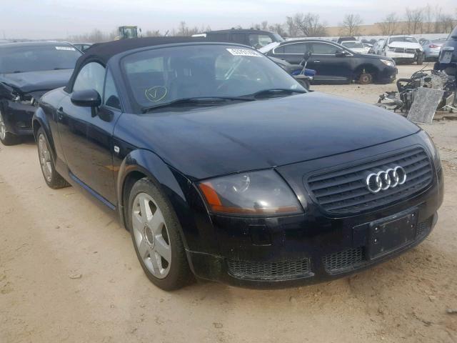 TRUTC28NX21039830 - 2002 AUDI TT BLACK photo 1