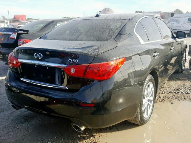 JN1CV7AP6HM641969 - 2017 INFINITI Q50 BASE BLACK photo 4