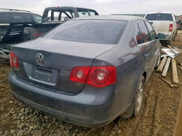 3VWNT81K06M666211 - 2006 VOLKSWAGEN JETTA TDI SILVER photo 4