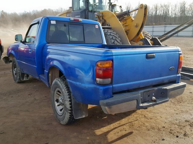 1FTYR10CXWTA84084 - 1998 FORD RANGER BLUE photo 3