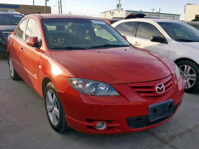 JM1BK123361445660 - 2006 MAZDA 3 S BURGUNDY photo 1