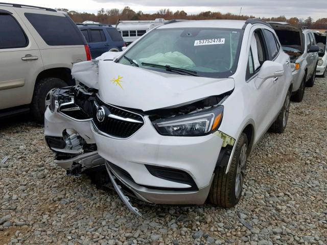 KL4CJASB3JB565714 - 2018 BUICK ENCORE PRE WHITE photo 2