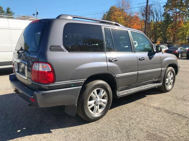 JTJHT00W353550004 - 2005 LEXUS LX 470 GRAY photo 4