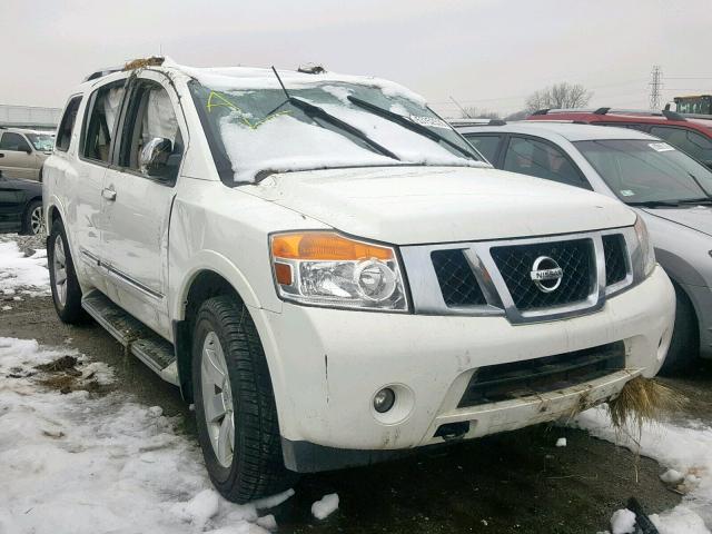 5N1BA0NC7BN614151 - 2011 NISSAN ARMADA SV WHITE photo 1