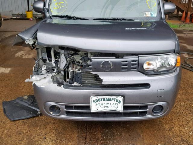 JN8AZ2KR3DT301906 - 2013 NISSAN CUBE S GRAY photo 7