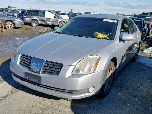 1N4BA41E64C887718 - 2004 NISSAN MAXIMA SE SILVER photo 2