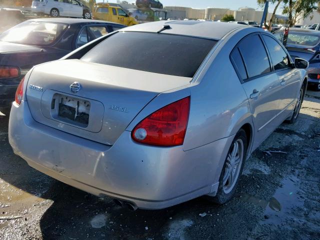 1N4BA41E64C887718 - 2004 NISSAN MAXIMA SE SILVER photo 4