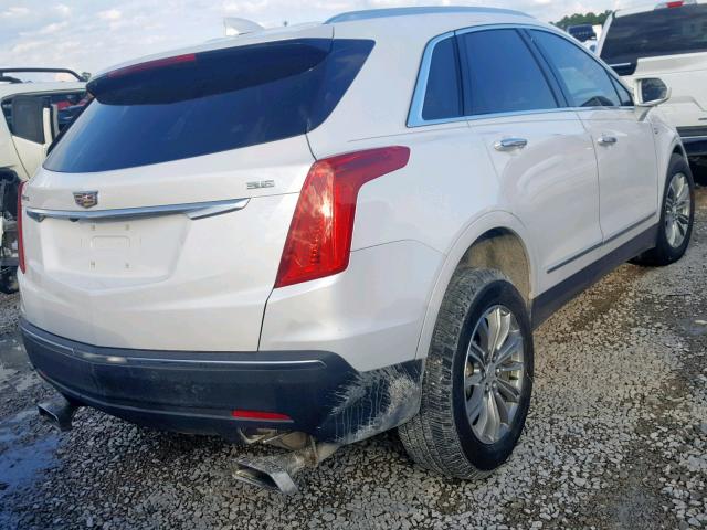 1GYKNBRS1HZ101219 - 2017 CADILLAC XT5 LUXURY WHITE photo 4