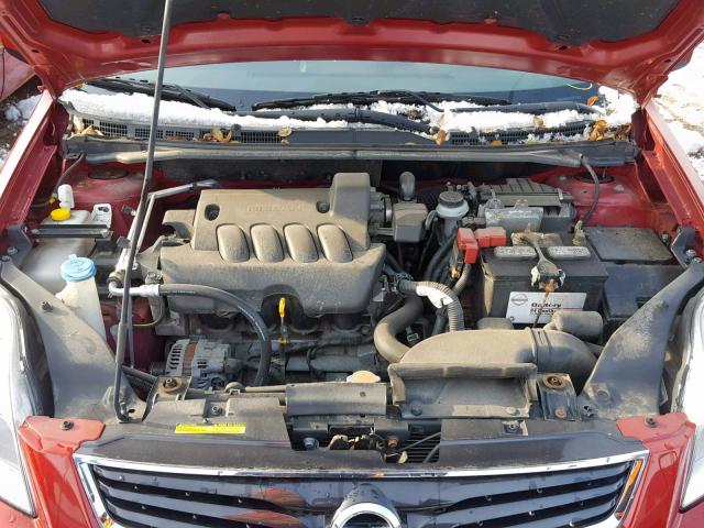 3N1AB6AP1CL663195 - 2012 NISSAN SENTRA 2.0 RED photo 7