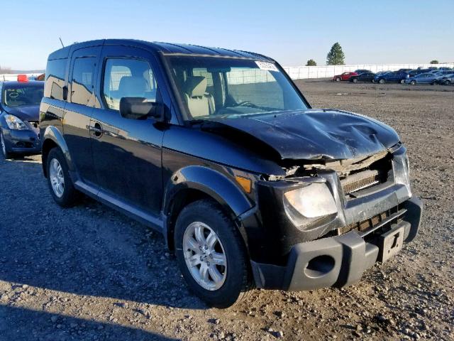 5J6YH28717L013237 - 2007 HONDA ELEMENT EX BLACK photo 1