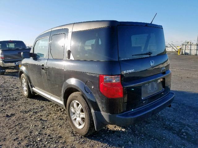 5J6YH28717L013237 - 2007 HONDA ELEMENT EX BLACK photo 3