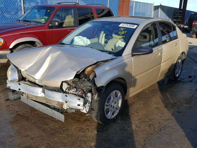 1G8AJ52F04Z212313 - 2004 SATURN ION LEVEL GOLD photo 2