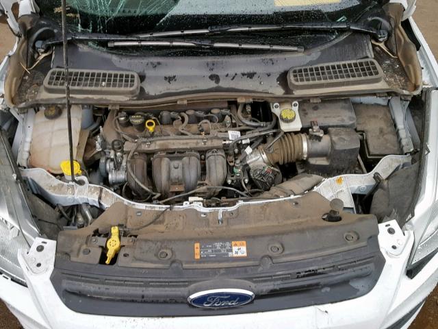 1FMCU0F76FUB31999 - 2015 FORD ESCAPE S WHITE photo 7