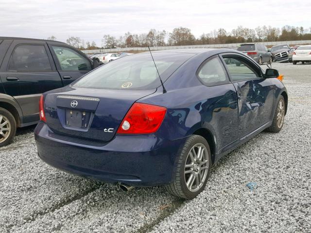 JTKDE177370205827 - 2007 TOYOTA SCION TC ლურჯი ფოტო 4