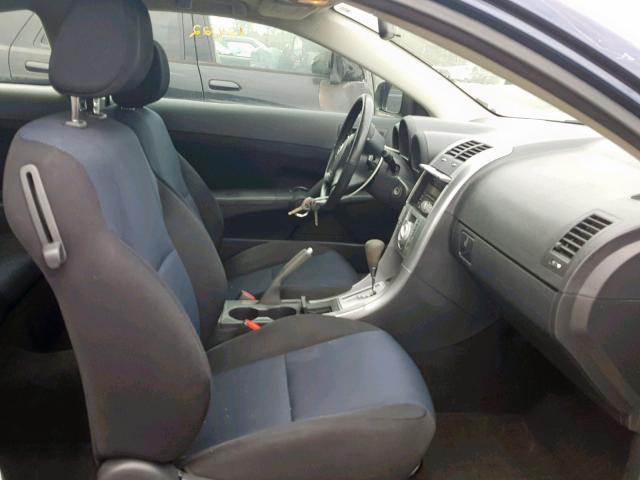 JTKDE177370205827 - 2007 TOYOTA SCION TC ლურჯი ფოტო 5