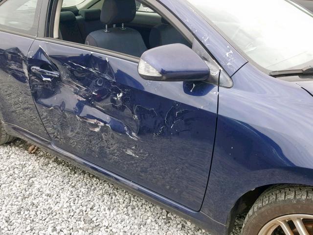 JTKDE177370205827 - 2007 TOYOTA SCION TC ლურჯი ფოტო 9