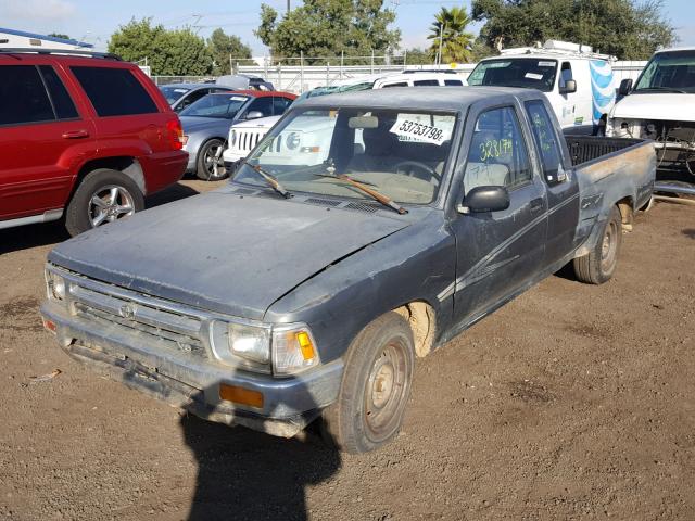 JT4VN93D2N5026510 - 1992 TOYOTA PICKUP 1/2 GRAY photo 2