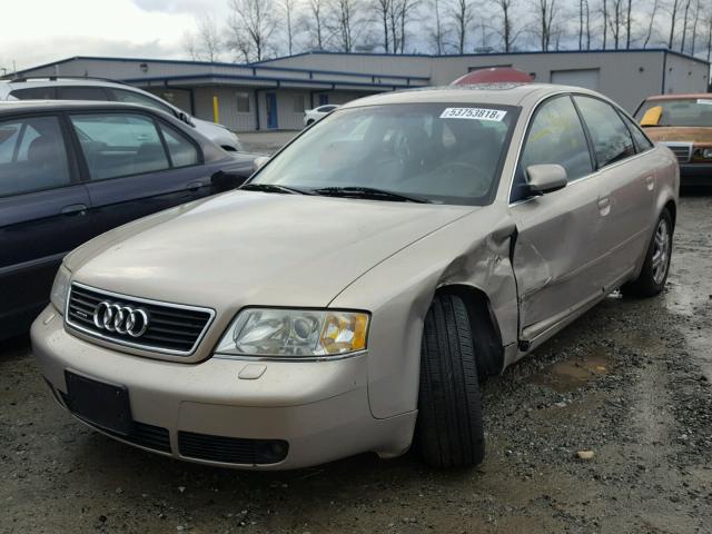 WAUED54B21N147179 - 2001 AUDI A6 2.7T QU BEIGE photo 2