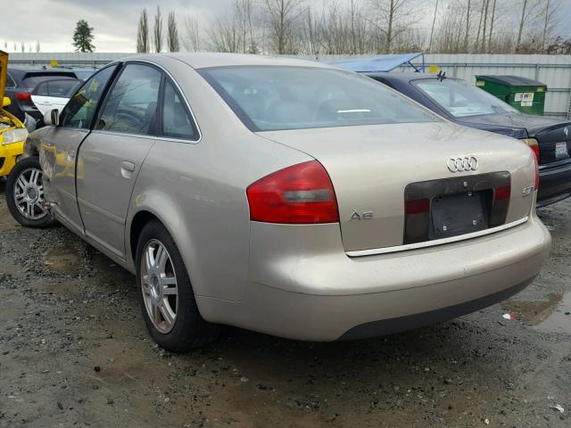 WAUED54B21N147179 - 2001 AUDI A6 2.7T QU BEIGE photo 3