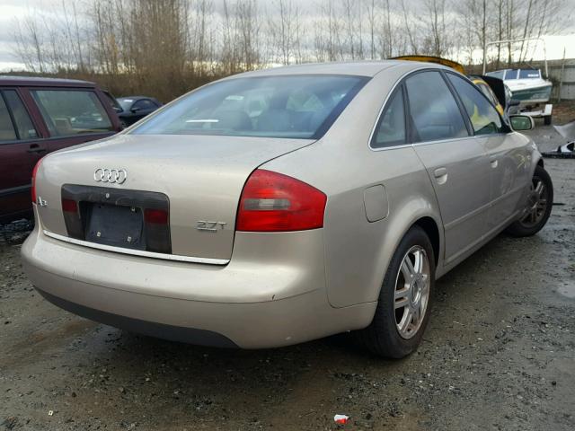 WAUED54B21N147179 - 2001 AUDI A6 2.7T QU BEIGE photo 4