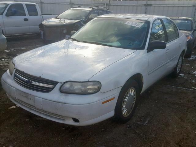 1G1ND52J72M601407 - 2002 CHEVROLET MALIBU WHITE photo 2