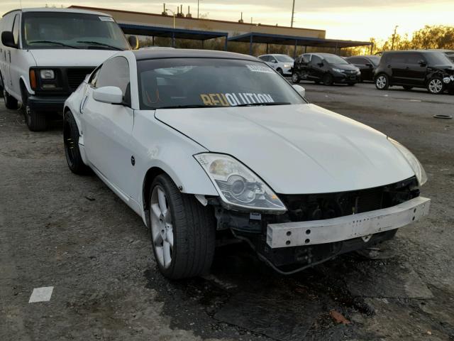 JN1AZ34D56M331704 - 2006 NISSAN 350Z COUPE WHITE photo 1