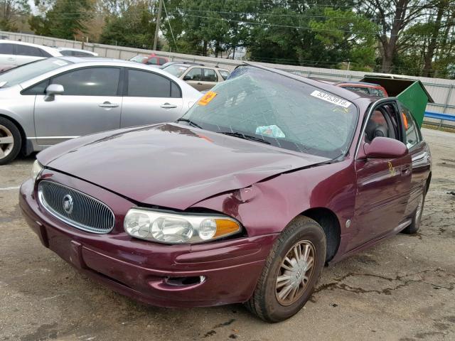 1G4HP52K74U217131 - 2004 BUICK LESABRE CU PURPLE photo 2