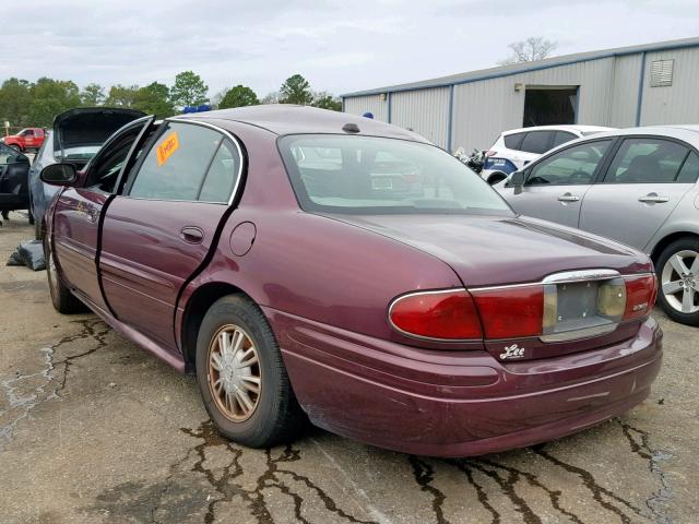 1G4HP52K74U217131 - 2004 BUICK LESABRE CU PURPLE photo 3