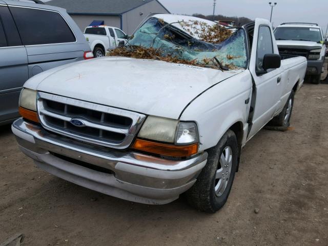 1FTYR10CXXUA91564 - 1999 FORD RANGER WHITE photo 2