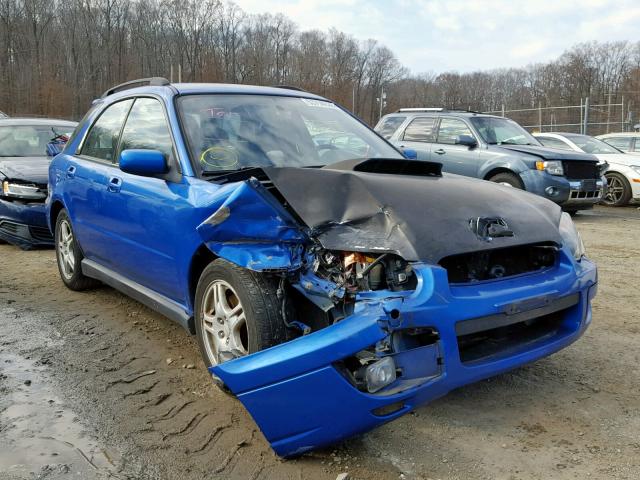 JF1GG29614G803724 - 2004 SUBARU IMPREZA WR BLUE photo 1