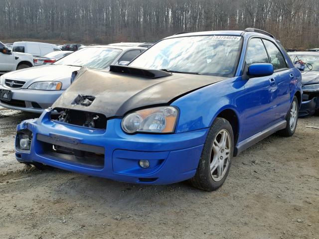 JF1GG29614G803724 - 2004 SUBARU IMPREZA WR BLUE photo 2