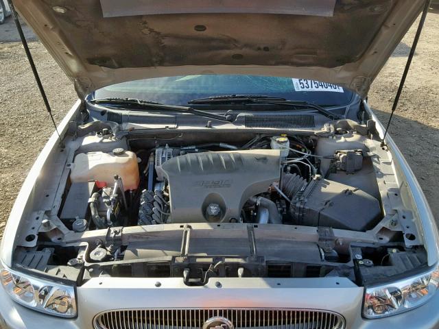 1G4HP54K544140921 - 2004 BUICK LESABRE CU SILVER photo 7