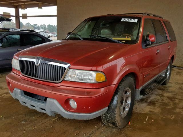 5LMEU27R82LJ14204 - 2002 LINCOLN NAVIGATOR 红色 照片 2